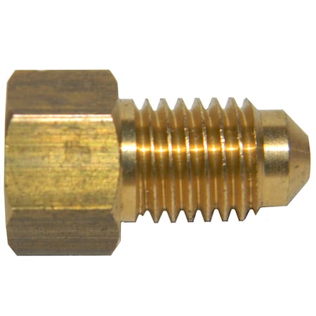 Brass Adapter, Female(3/8-24 Inverted), Male(M11x1.5 Bubble), 1/bag
